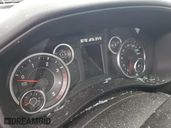 2021 Ram 2500 Big Horn with VIN 3C6UR5DL8MG694762, listed as a Copart auction lot 58244055 with Not provided miles and Salvage title. Bid and sale history available at DreamBid. Image 9.