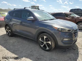 2016 Hyundai Tucson Eco with VIN KM8J3CA28GU226492, listed as a Copart auction lot 50471215 with 107,526 mi miles and Clean Title. Bid and sale history available at carsss.com. Image 4.