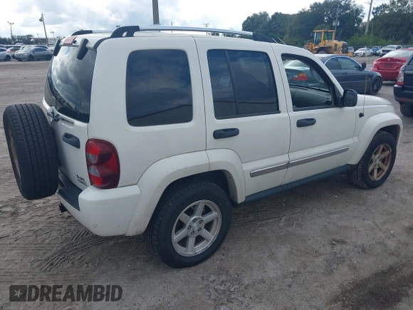 2005 Jeep Liberty Limited with VIN 1J4GK58K45W620070, listed as a IAAI auction lot 41212280 with 88,653 mi miles. Bid and sale history available at carsss.com. Image 4.