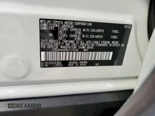 2022 Toyota Venza LE with VIN JTEAAAAH0NJ113164, listed as a Copart auction lot 69158182 with 2,121 mi miles. Bid and sale history available at carsss.com. Image 13.