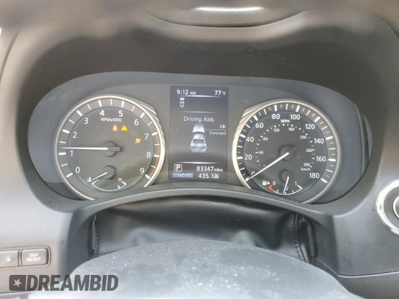 2019 Infiniti Q50 Luxe z VIN JN1EV7AP1KM512411, wystawiony jako Copart lot #59749125 z przebiegiem 83 347 mil mil oraz Szkoda całkowita • Salvage title. Historia ofert i sprzedaży dostępna na DreamBid. Obrazek 9.
