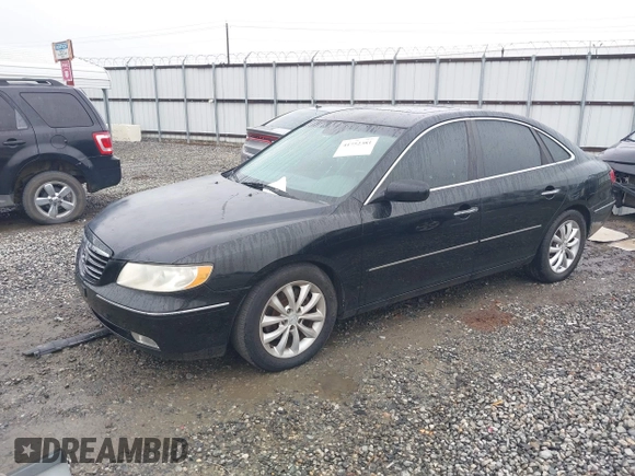 2006 Hyundai Azera SE with VIN KMHFC46F76A084367, listed as a IAAI auction lot 41752381 with 108,173 mi miles and . Bid and sale history available at DreamBid. Image 17.