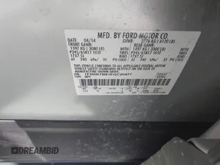 2014 Ford Explorer with VIN 1FM5K7B81EGC20477, listed as a IAAI auction lot 42025989 with 185,291 mi miles and . Bid and sale history available at DreamBid. Image 9.
