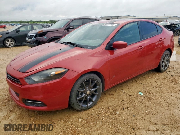 2016 Dodge Dart SXT z VIN 1C3CDFBB4GD635474, wystawiony jako Copart lot #60745895 z przebiegiem 141 340 mil mil oraz Czysty tytuł • Clean title. Historia ofert i sprzedaży dostępna na DreamBid. Obrazek 1.