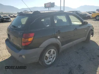 2003 Pontiac Vibe with VIN 5Y2SL62843Z420527, listed as a Copart auction lot 73367424 with 0 mi miles and Salvage Title. Bid and sale history available at carsss.com. Image 3.
