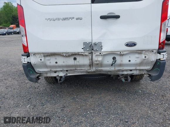 2016 Ford Transit Cargo with VIN 1FTYE1ZM8GKA63622, listed as a IAAI auction lot 41887397 with 153,206 mi miles and . Bid and sale history available at carsss.com. Image 6.