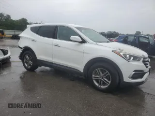 2018 Hyundai Santa Fe 2.4L with VIN 5NMZT3LB9JH088836, listed as a Copart auction lot 60206855 with 111,208 mi miles and Salvage title. Bid and sale history available at DreamBid. Image 4.