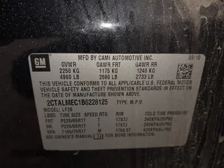 2011 GMC Terrain SLE-1 z VIN 2CTALMEC1B6228125, wystawiony jako IAAI lot #42112756 z przebiegiem 188 457 mil mil oraz . Historia ofert i sprzedaży dostępna na DreamBid. Obrazek 9.