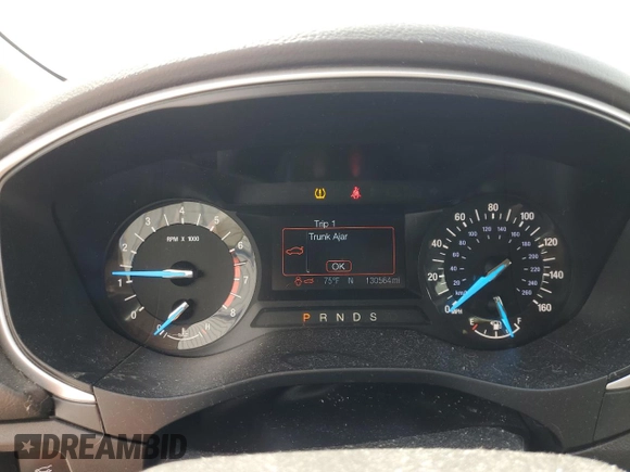 2014 Ford Fusion SE with VIN 1FA6P0H7XE5375191, listed as a Copart auction lot 52733155 with 130,564 mi miles and Salvage Title. Bid and sale history available at carsss.com. Image 9.