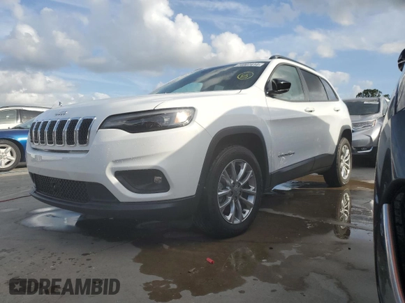 2022 Jeep Cherokee Latitude Lux with VIN 1C4PJLMN7ND526435, listed as a Copart auction lot 74007414 with Not provided miles and Salvage title. Bid and sale history available at DreamBid. Image 1.