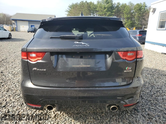 2018 Jaguar F-Pace S z VIN SADCM2FV3JA326536, wystawiony jako Copart lot #55136925 z przebiegiem 175 408 mil mil oraz Szkody całkowita. Historia ofert i sprzedaży dostępna na DreamBid. Obrazek 6.