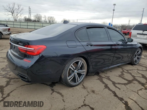 2017 BMW 7 Series ALPINA B7 xDrive with VIN WBA7F2C58HG421318, listed as a Copart auction lot 83636614 with Not provided miles and Salvage title. Bid and sale history available at DreamBid. Image 3.