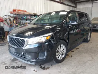 2016 Kia Sedona LX with VIN KNDMB5C14G6191796, listed as a IAAI auction lot 42130638 with 141,099 mi miles and . Bid and sale history available at DreamBid. Image 2.