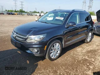2016 Volkswagen Tiguan SE with VIN WVGBV7AX9GW566627, listed as a Copart auction lot 63506005 with 109,742 mi miles and Salvage title. Bid and sale history available at DreamBid. Image 1.