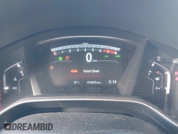 2022 Honda CR-V EX with VIN 5J6RW2H58NA014127, listed as a IAAI auction lot 42128343 with 18,622 mi miles and . Bid and sale history available at DreamBid. Image 7.