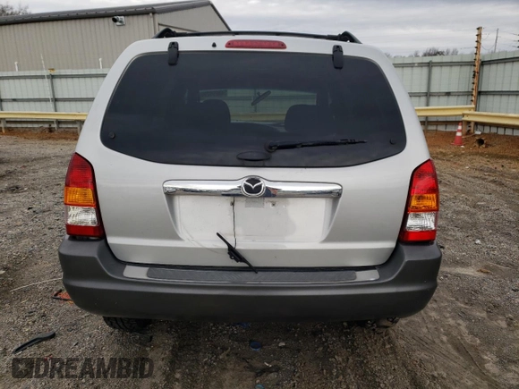 2002 Mazda Tribute LX with VIN 4F2CU08122KM01491, listed as a Copart auction lot 45290265 with 134,141 mi miles and Salvage Title. Bid and sale history available at carsss.com. Image 6.