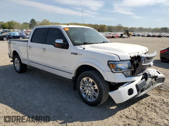 2011 Ford F-150 XLT with VIN 1FTFW1ETXBFA93966, listed as a Copart auction lot 50898285 with 233,620 mi miles and Clean Title. Bid and sale history available at carsss.com. Image 4.