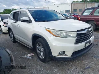 2015 Toyota Highlander Limited with VIN 5TDDKRFH1FS105505, listed as a IAAI auction lot 42296769 with 170,189 mi miles and . Bid and sale history available at DreamBid. Image 1.