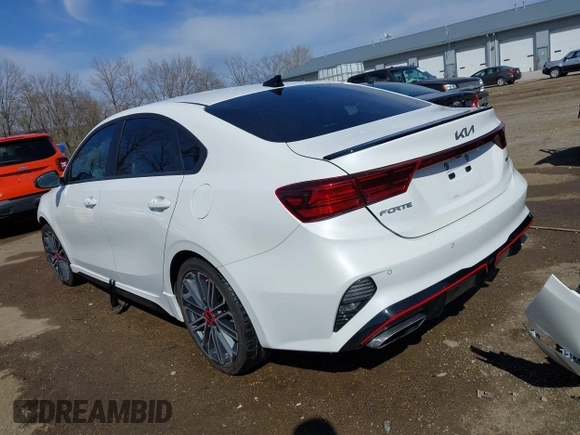 2023 Kia Forte GT with VIN 3KPF44AC4PE540371, listed as a IAAI auction lot 41810840 with 32,031 mi miles and . Bid and sale history available at carsss.com. Image 3.