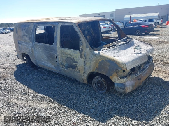 1998 Ford Econoline Cargo with VIN 1FTRE1423WHA86845, listed as a IAAI auction lot 41741274 with Not Provided miles. Bid and sale history available at carsss.com. Image 1.