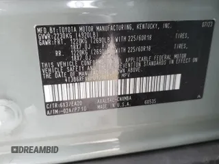 2023 Toyota RAV4 Hybrid XLE Premium z VIN 4T3B6RFV8PU129611, wystawiony jako Copart lot #52424075 z przebiegiem 30 595 mil mil oraz Szkoda całkowita • Salvage title. Historia ofert i sprzedaży dostępna na DreamBid. Obrazek 15.