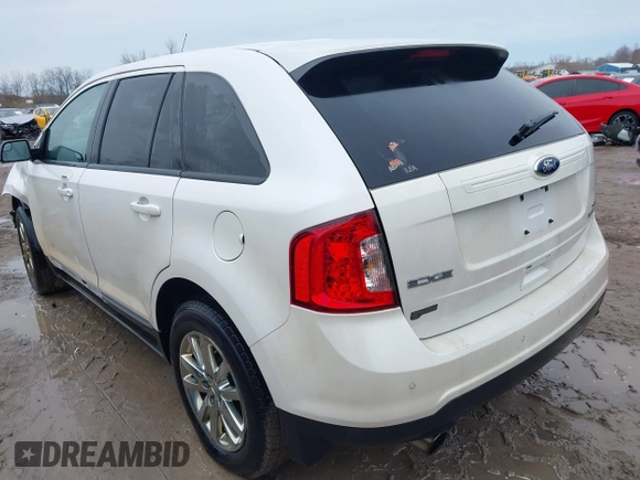 2013 Ford Edge SEL with VIN 2FMDK3J93DBB16822, listed as a IAAI auction lot 41995178 with 242,376 mi miles. Bid and sale history available at carsss.com. Image 3.