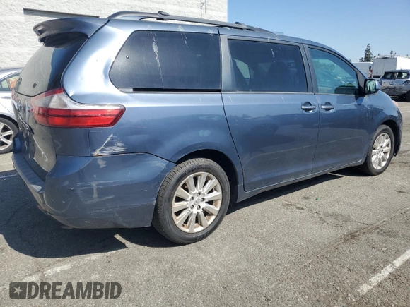 2015 Toyota Sienna Limited with VIN 5TDDK3DC3FS112198, listed as a Copart auction lot 53724195 with 183,244 mi miles and Salvage title. Bid and sale history available at DreamBid. Image 3.