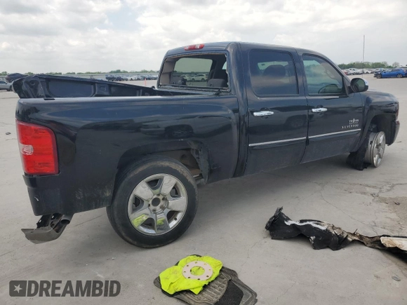 2011 Chevrolet Silverado 1500 LT with VIN 3GCPCSE05BG384771, listed as a Copart auction lot 53282965 with Not Provided miles and Salvage Title. Bid and sale history available at DreamBid. Image 3.