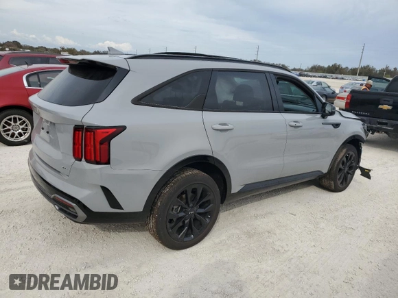 2023 Kia Sorento SX Prestige with VIN 5XYRKDLF2PG200889, listed as a Copart auction lot 78188064 with 0 mi miles and Salvage Title. Bid and sale history available at carsss.com. Image 3.