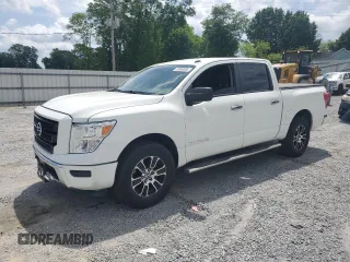 2021 Nissan Titan SV z VIN 1N6AA1ECXMN528984, wystawiony jako Copart lot #53950365 z przebiegiem 64 474 mil mil oraz Szkoda całkowita • Salvage title. Historia ofert i sprzedaży dostępna na DreamBid. Obrazek 1.