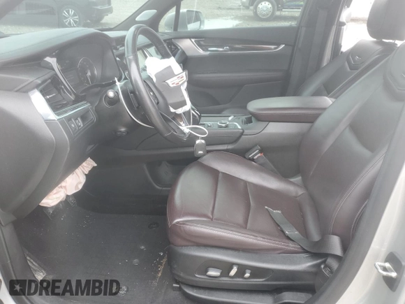 2020 Cadillac XT6 FWD Premium Luxury with VIN 1GYKPCRS8LZ112792, listed as a Copart auction lot 55496725 with 53,571 mi miles and Salvage title. Bid and sale history available at DreamBid. Image 7.