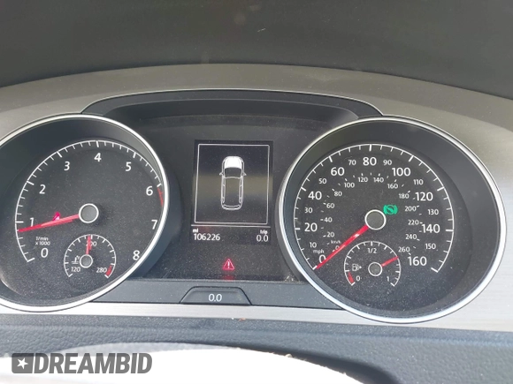 2016 Volkswagen Golf TSI S with VIN 3VWC17AU4GM521893, listed as a IAAI auction lot 41509765 with 106,226 mi miles and . Bid and sale history available at DreamBid. Image 7.