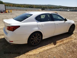 2014 Lexus GS 350 with VIN JTHCE1BL1E5027406, listed as a Copart auction lot 75619474 with 125,109 mi miles and Salvage Title. Bid and sale history available at carsss.com. Image 3.