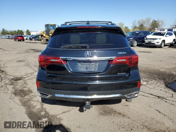 2020 Acura MDX with VIN 5J8YD4H33LL001208, listed as a Copart auction lot 51254005 with 72,607 mi miles and Salvage Title. Bid and sale history available at carsss.com. Image 6.