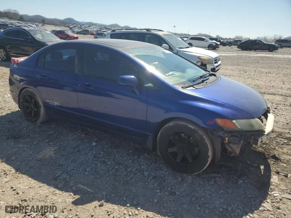 2008 Honda Civic Sdn Si with VIN 2HGFA55578H704925, listed as a Copart auction lot 49241525 with 181,434 mi miles and Salvage Title. Bid and sale history available at carsss.com. Image 4.