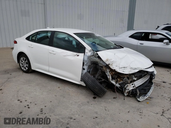 2023 Toyota Corolla LE with VIN 5YFB4MDE0PP031324, listed as a Copart auction lot 52015395 with 37,437 mi miles and Non Repairable. Bid and sale history available at carsss.com. Image 4.