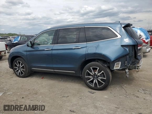 2020 Honda Pilot Touring 7-Passenger with VIN 5FNYF6H64LB022022, listed as a Copart auction lot 56210385 with Not provided miles and Salvage title. Bid and sale history available at DreamBid. Image 2.