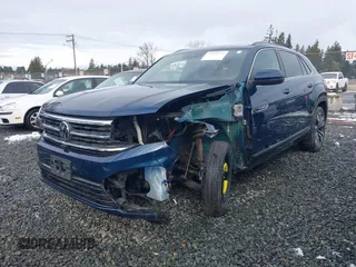2021 Volkswagen Atlas SEL Premium R-Line with VIN 1V2FE2CA6MC238580, listed as a IAAI auction lot 41480812 with 54,427 mi miles and . Bid and sale history available at DreamBid. Image 2.