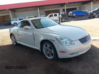 2002 Lexus SC 430 z VIN JTHFN48Y120014603, wystawiony jako IAAI lot #42102506 z przebiegiem Nie podano mil oraz . Historia ofert i sprzedaży dostępna na DreamBid. Obrazek 1.