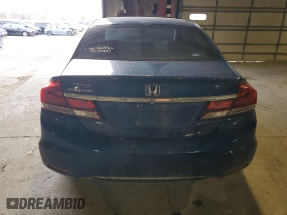 2015 Honda Civic Sedan LX with VIN 19XFB2F5XFE023658, listed as a Copart auction lot 46067005 with 103,221 mi miles and Salvage Title. Bid and sale history available at carsss.com. Image 6.