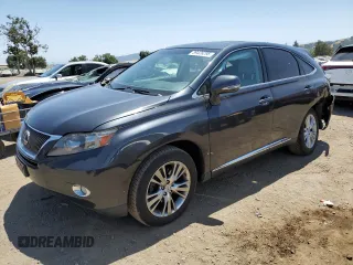 2011 Lexus RX 450h with VIN JTJZB1BA2B2404614, listed as a Copart auction lot 59428295 with 254,585 mi miles and Salvage title. Bid and sale history available at DreamBid. Image 1.