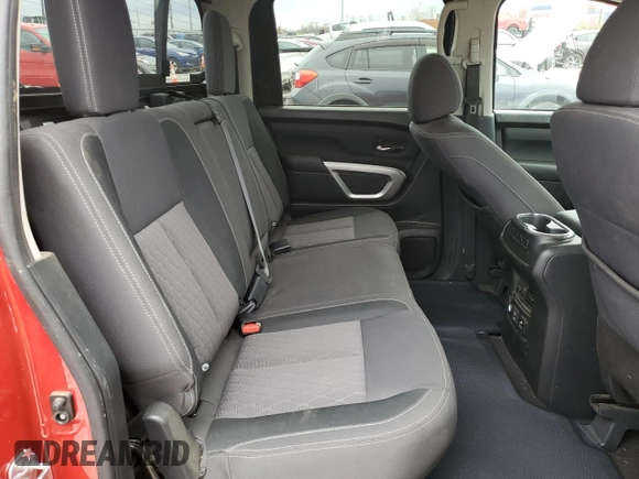 2023 Nissan Titan SV z VIN 1N6AA1EDXPN100457, wystawiony jako Copart lot #81621194 z przebiegiem 21 820 mil mil oraz Szkoda całkowita • Salvage title. Historia ofert i sprzedaży dostępna na DreamBid. Obrazek 10.