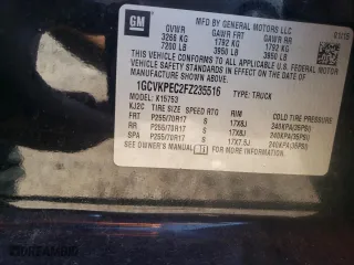 2015 Chevrolet Silverado 1500 Work Truck with VIN 1GCVKPEC2FZ235516, listed as a Copart auction lot 70973664 with 133,837 mi miles and Salvage Title. Bid and sale history available at carsss.com. Image 12.