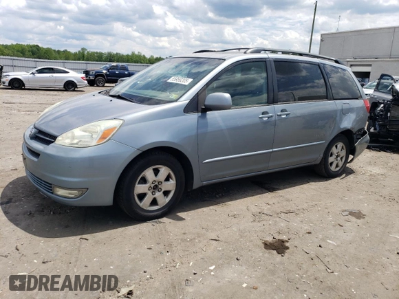2004 Toyota Sienna XLE z VIN 5TDZA22C74S049299, wystawiony jako Copart lot #55959205 z przebiegiem 237 599 mil mil oraz Szkoda całkowita • Salvage title. Historia ofert i sprzedaży dostępna na DreamBid. Obrazek 1.