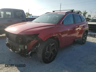 2022 Hyundai Tucson SEL with VIN 5NMJF3AE9NH098435, listed as a Copart auction lot 54450535 with 59,837 mi miles and Salvage title. Bid and sale history available at DreamBid. Image 1.