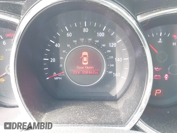 2013 Kia Optima EX with VIN 5XXGN4A75DG139872, listed as a IAAI auction lot 42483921 with 120,167 mi miles and . Bid and sale history available at DreamBid. Image 7.