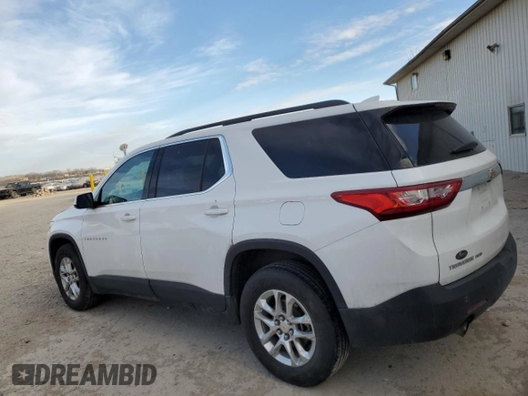 2020 Chevrolet Traverse LT Cloth with VIN 1GNEVMKW3LJ152232, listed as a Copart auction lot 42536015 with 97,485 mi miles and Clean Title. Bid and sale history available at carsss.com. Image 2.