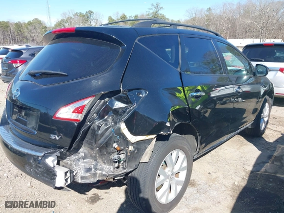 2011 Nissan Murano SV with VIN JN8AZ1MW2BW177233, listed as a IAAI auction lot 41674666 with 132,200 mi miles. Bid and sale history available at carsss.com. Image 6.