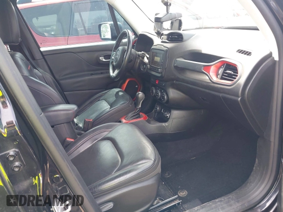 2016 Jeep Renegade Trailhawk with VIN ZACCJBCT3GPD11390, listed as a IAAI auction lot 42038160 with 91,302 mi miles and . Bid and sale history available at carsss.com. Image 5.