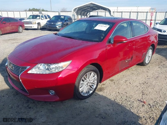 2015 Lexus ES 350 with VIN JTHBK1GG1F2192049, listed as a IAAI auction lot 41487482 with 105294 miles. Bid and sale history available at carsss.com. Image 2.